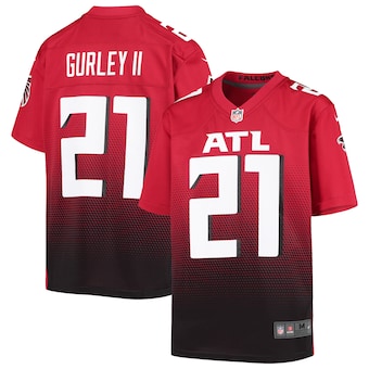 youth nike todd gurley ii red atlanta falcons player game je